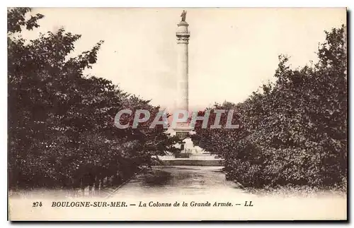 Cartes postales Boulogne Sur Mer La Colonne de la Grande Armee