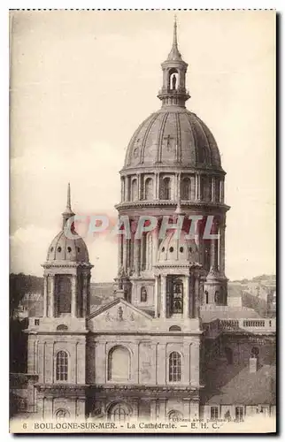 Cartes postales Boulogne Sur Mer La Cathedrale