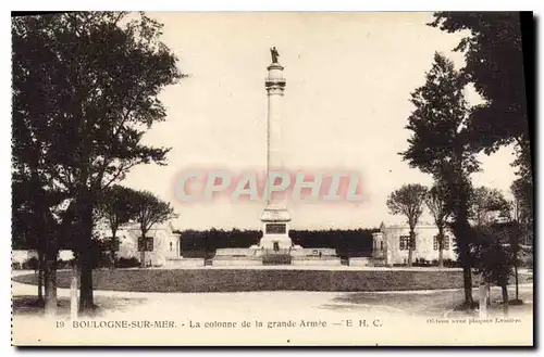 Cartes postales Boulogne Sur Mer La colonne de la Grande Armee