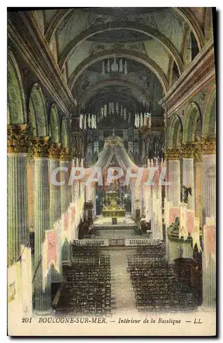 Cartes postales Boulogne Sur Mer Interieur de la Basilique