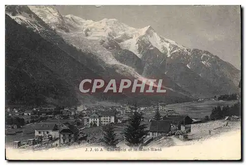 Cartes postales Chamonix et le Mont Blanc