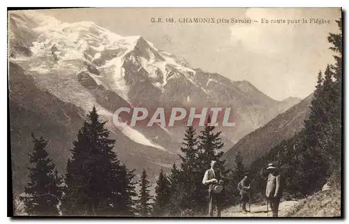 Cartes postales Chamonix Hte Savoie En route pour la Flegere