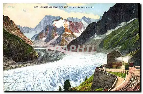 Cartes postales Chamonix Mont Blanc Mer de Glace