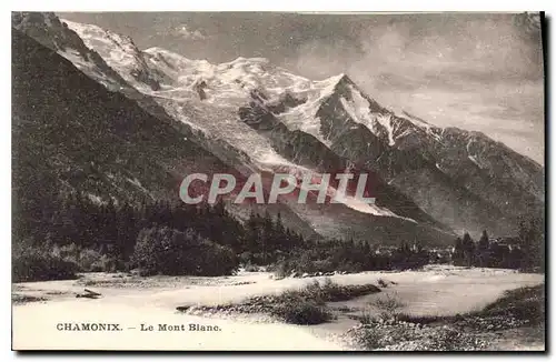 Cartes postales Chamonix Le Mont Blanc