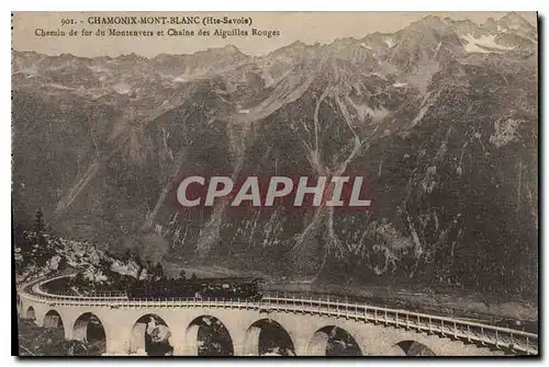 Cartes postales Chamonix Mont Blanc Hte Savoie Train