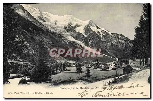 Cartes postales Chamonix et le Mont Blanc