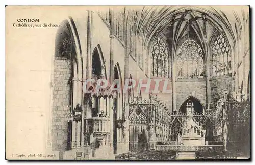 Cartes postales Condom Cathedrale vue du choeur