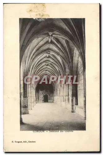 Cartes postales Condom Interieur des Cloitres