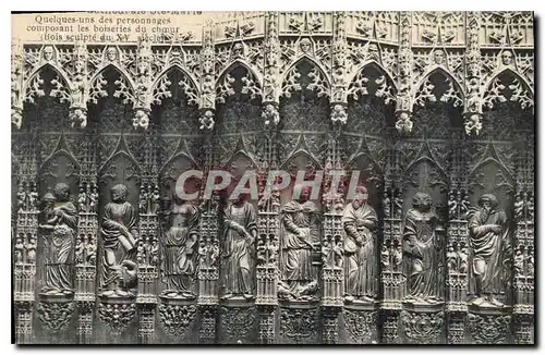 Cartes postales Gers Quelques uns des personnages