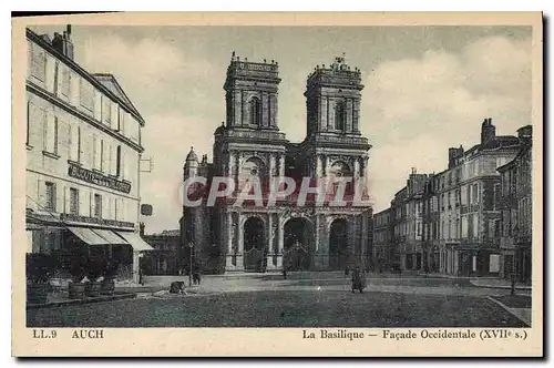 Ansichtskarte AK Auch La Basilique Facade Occidentale