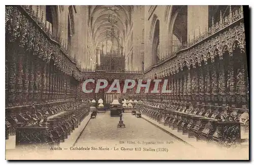 Cartes postales Auch Cathedrale Ste Marie Le Choeur