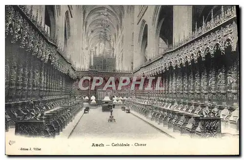 Cartes postales Auch Cathedrale Choeur