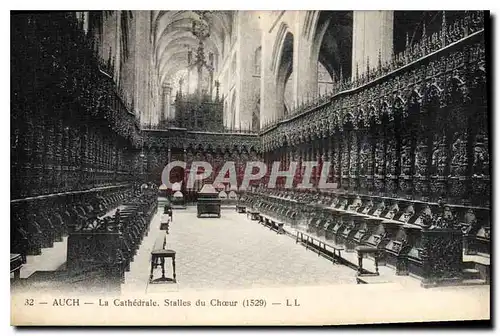 Cartes postales Auch La Cathedrale Stalles du Choeur