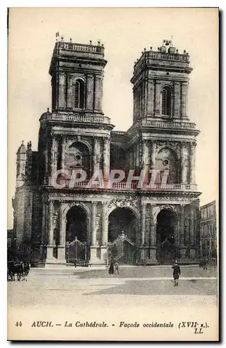 Cartes postales Auch La Cathedrale Facade occidentale