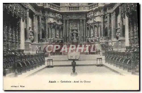 Ansichtskarte AK Auch Cathedrale Autel du Choeur