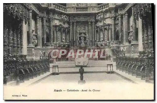Cartes postales Auch Cathedrale Autel du Choeur