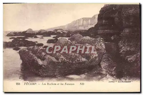 Cartes postales Fecamp Les Rochers et les Falaises