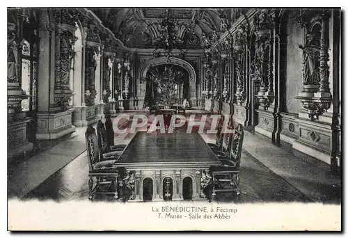 Cartes postales La Benedictine a Fecamp Musee Salle des Abbes