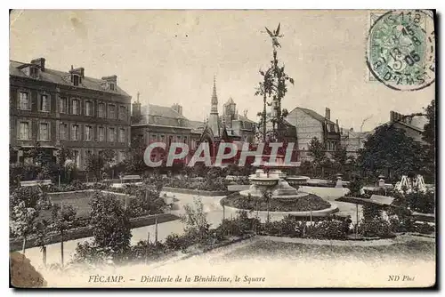 Cartes postales Fecamp Distillerie de la Benedictine le Square