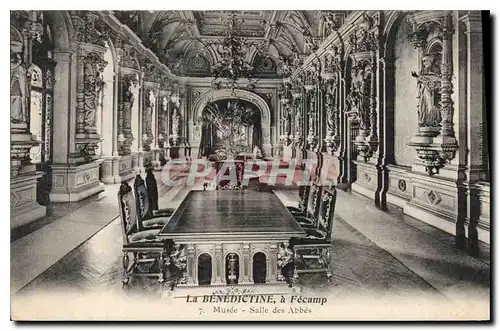 Cartes postales La Benedictine a Fecamp Musee Salle des Abbes