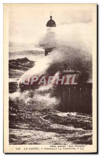 Cartes postales Le Havre Pendant La Tempete