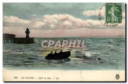 Cartes postales Le Havre Effet de Mer