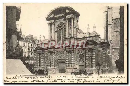 Cartes postales Le Havre L'Eglise Notre Dame