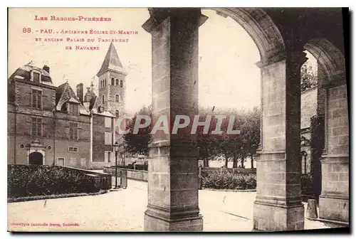 Cartes postales Pau Ancienne Eglise St Martin