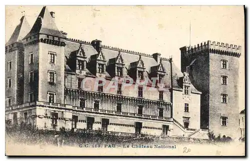 Cartes postales Pau Le Chateau National