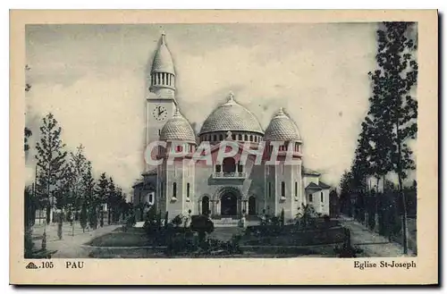 Cartes postales Pau Eglise St Joseph