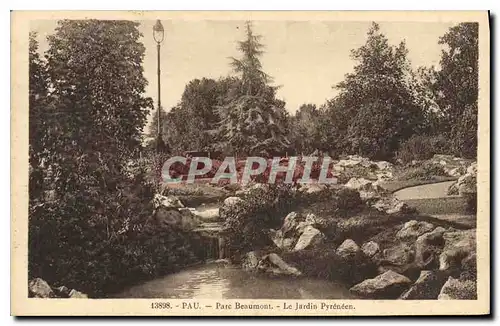 Cartes postales Pau Parc Beaumont Le Jardin Pyreneen