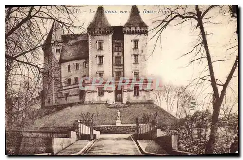 Cartes postales Pau Le Chateau vue de la Basse