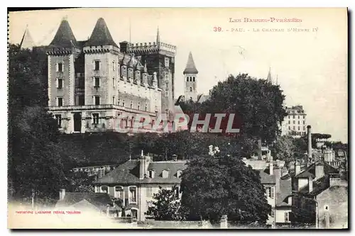 Cartes postales Les Basses Pyrenees Pau Le Chateau D'Henri IV