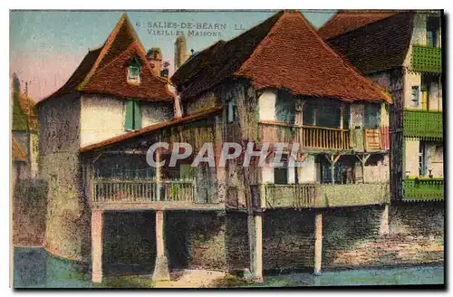 Cartes postales Salies de Bearn Vieilles Maisons