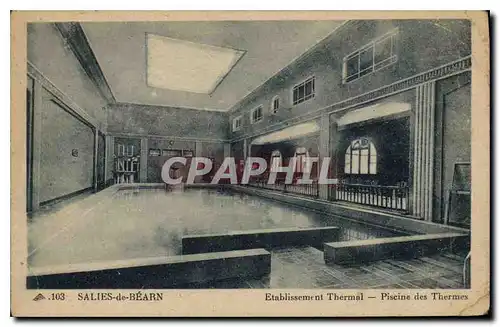 Ansichtskarte AK Salies de Bearn Etablissement Thermal Piscine des Thermes