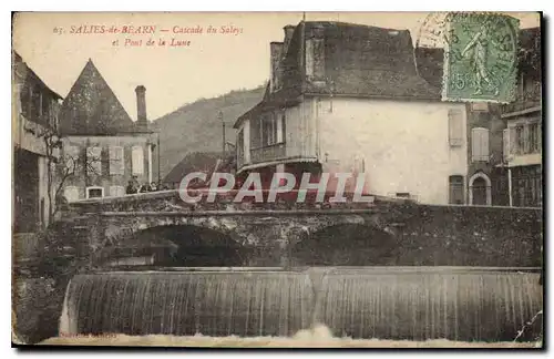 Cartes postales Salies de Bearn Cascade du Saleys et Pont de la Lune