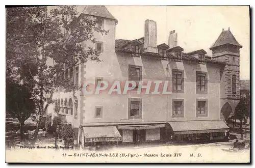 Cartes postales Saint Jean de Luz Maison Louis XIV