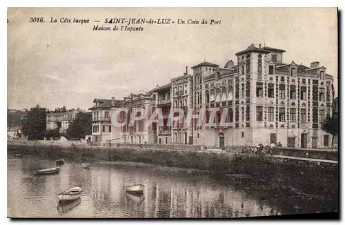 Cartes postales La Cote Basque Saint Jean de Luz Un coin du Port Maison de l'infante