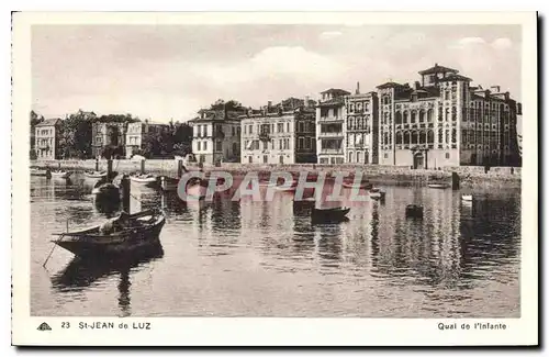 Cartes postales St Jean de Luz Qual de l'Infante