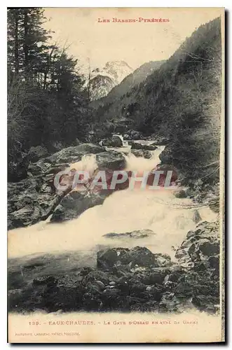 Cartes postales Eaux Chaudes Le Gave d'Ossau en aval de Gabas