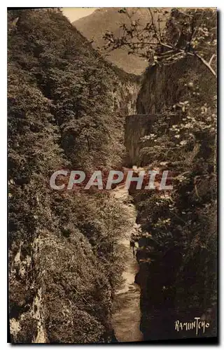 Cartes postales Vallee d'Ossau Le gouffre de Hourat