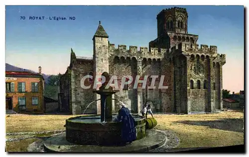 Cartes postales Royat L'Eglise