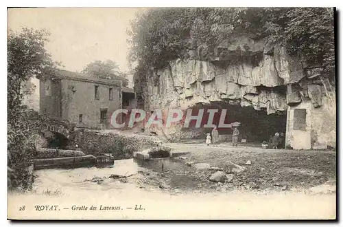 Ansichtskarte AK Royat Grotte des Laveuses