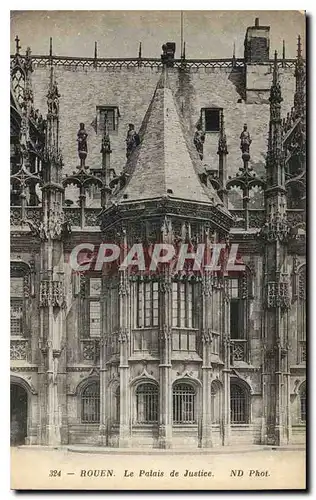 Cartes postales Rouen Le Palais de Justice