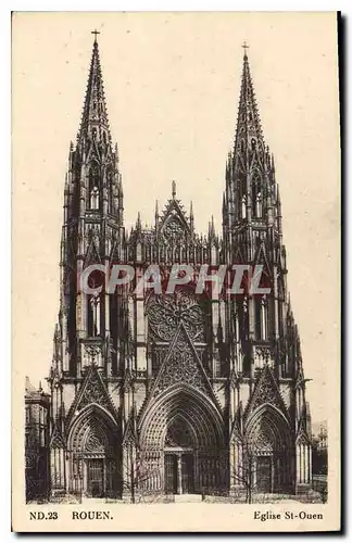 Cartes postales Rouen Eglise St Ouen