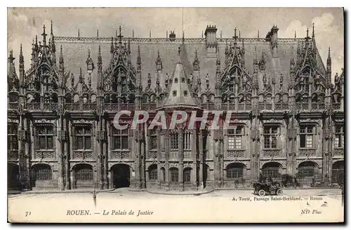 Cartes postales Rouen Le Palais de Justice