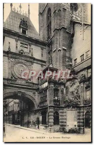 Cartes postales Rouen La Grosse Horloge