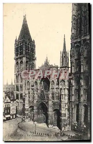 Cartes postales Rouen La Cathedrale