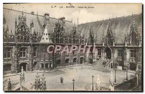 Cartes postales Rouen Palais de Justice