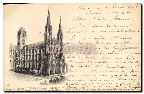 Cartes postales Rouen L'Eglise St Ouen